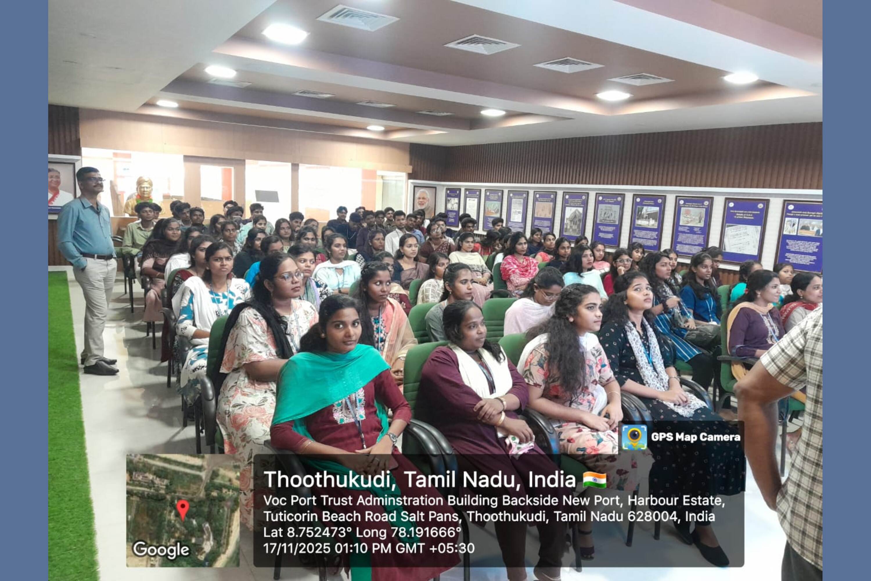 Industrial Visit to V.O.C Port Tuticorin 17.11.2025